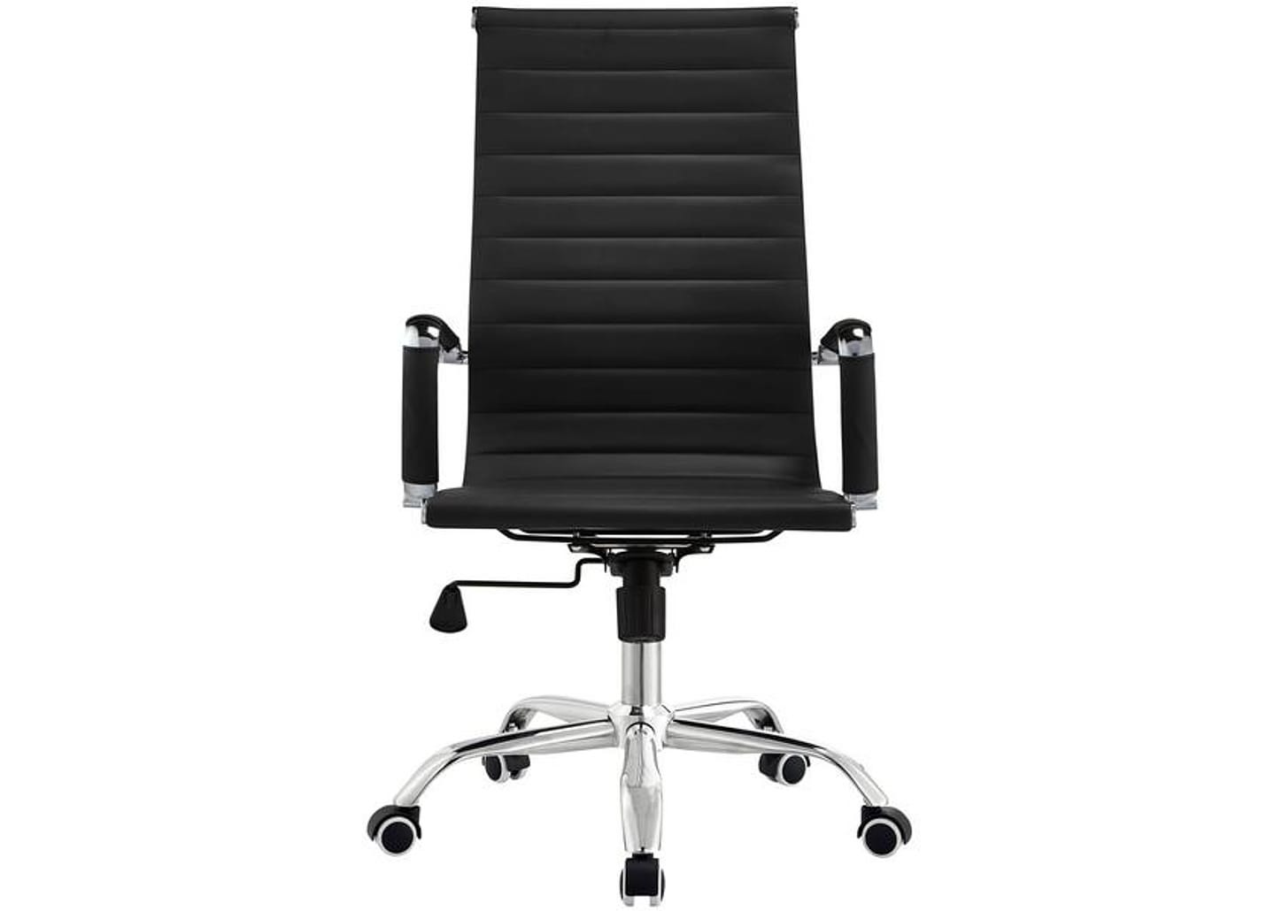 Cadeira de Escritório Presidente Esteirinha Giratória Preta EST-PR1 Otello