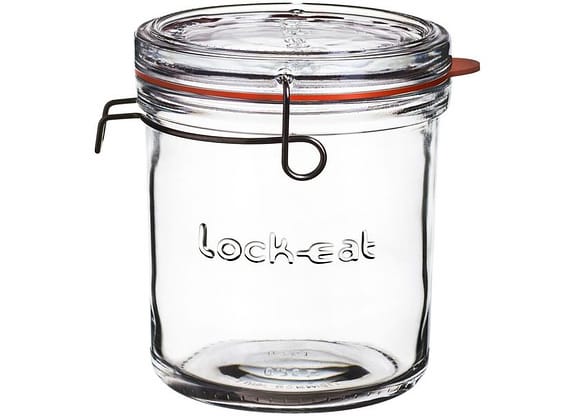 Pote de Vidro Hermético Luigi Bormioli com Tampa 750ml Lock Eat XL