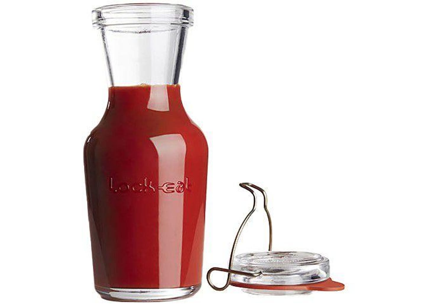 Jarra de Vidro com Tampa Transparente 500ml - Luigi Bormioli Lock Eat