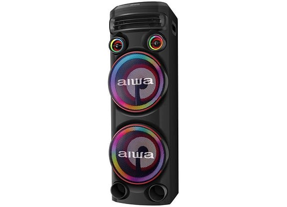 Caixa de Som Torre Aiwa AWS-T2W-02 Bluetooth 2300W RMS Amplificada