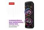 Caixa de Som Torre Aiwa AWS-T2W-02 Bluetooth 2300W RMS Amplificada
