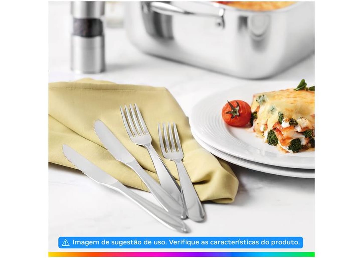 Faqueiro Tramontina Inox 88 Peças Laguna