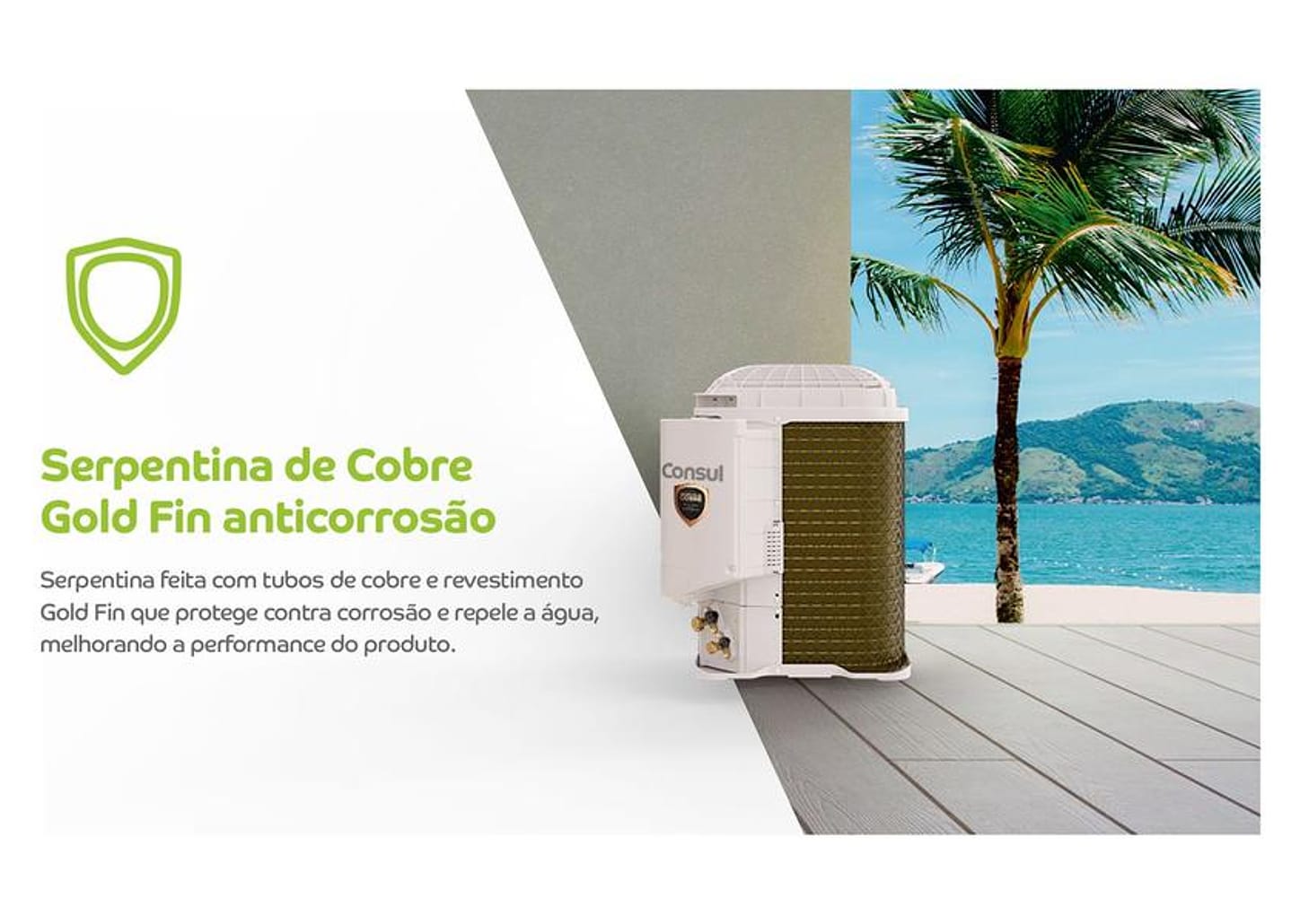 Ar-condicionado Split 12000 BTUs Consul Inverter Frio CBL12EB