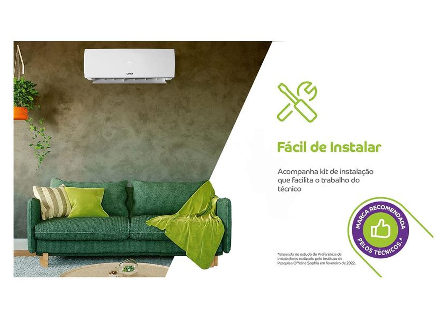 Ar-condicionado Split 12000 BTUs Consul Inverter Frio CBL12EB
