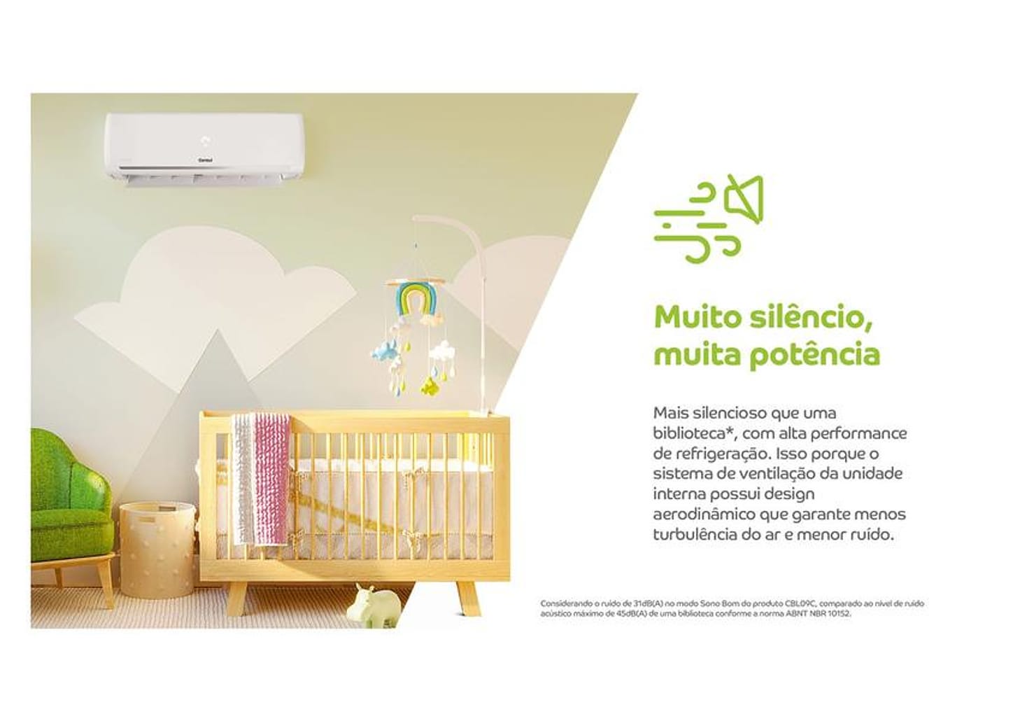 Ar-condicionado Split 12000 BTUs Consul Inverter Frio CBL12EB