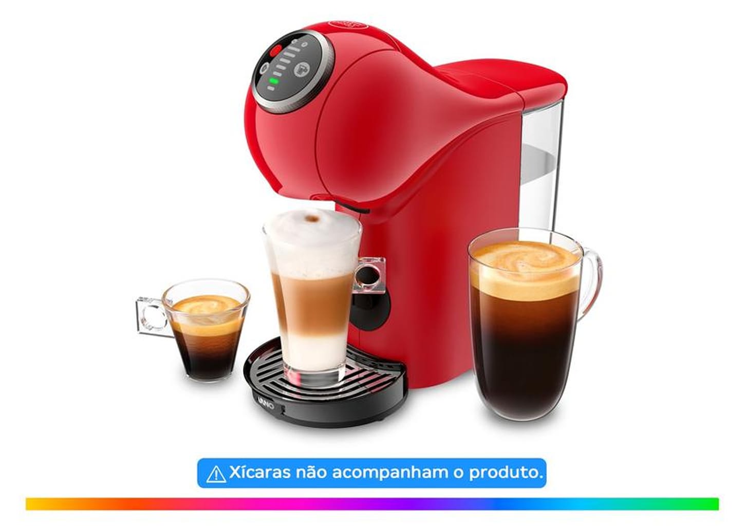 Cafeteira Elétrica Arno Nescafe Dolce Gusto Genio S Plus DGS3 Vermelha