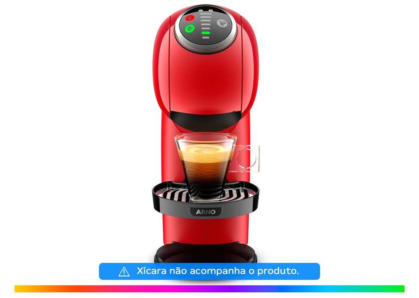Cafeteira Elétrica Arno Nescafe Dolce Gusto Genio S Plus DGS3 Vermelha