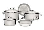 Jogo de Panelas Tramontina de Inox Prata 5 peças Solar