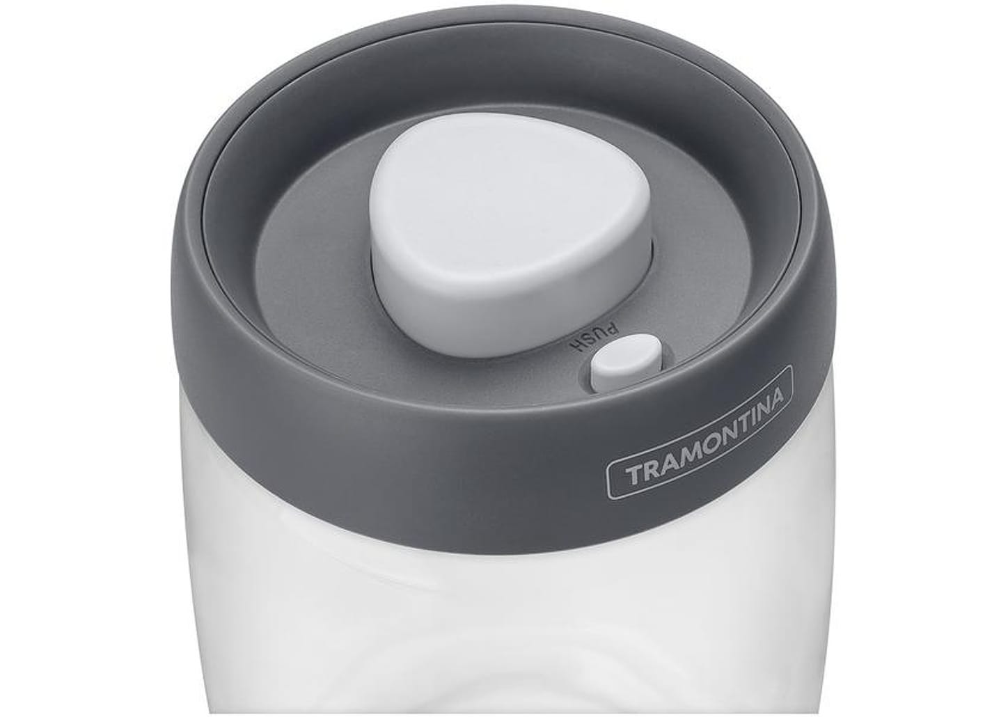 Pote de Vidro Hermético Tramontina com Tampa Redondo 400ml Purezza