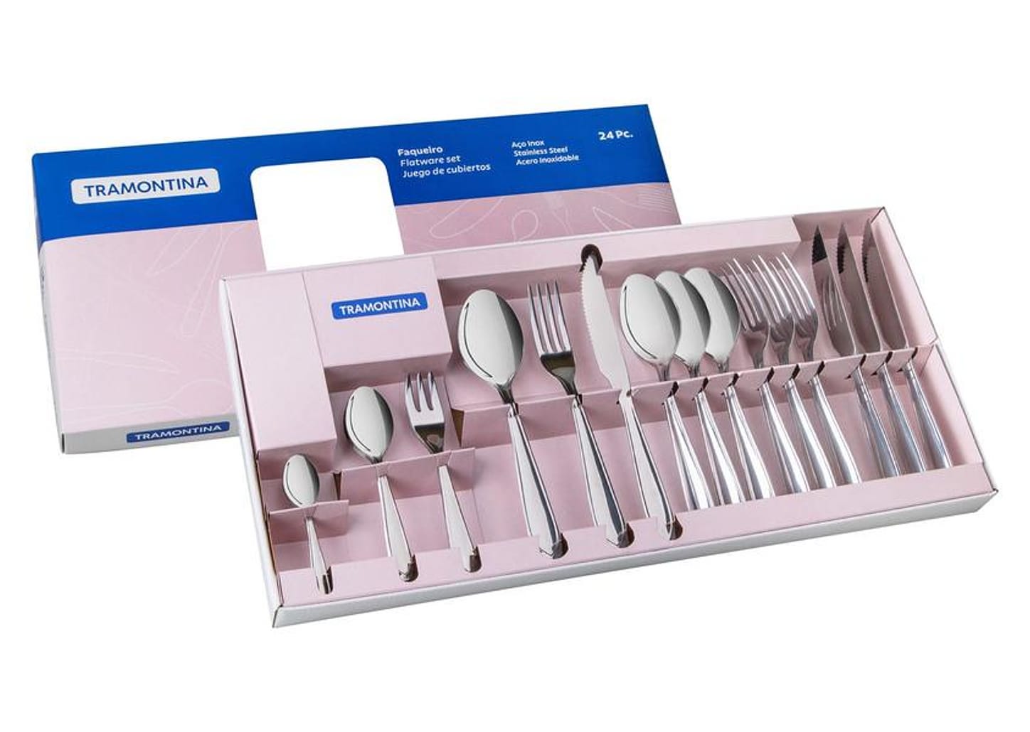 Faqueiro Tramontina Inox 24 Peças Laguna 66906575