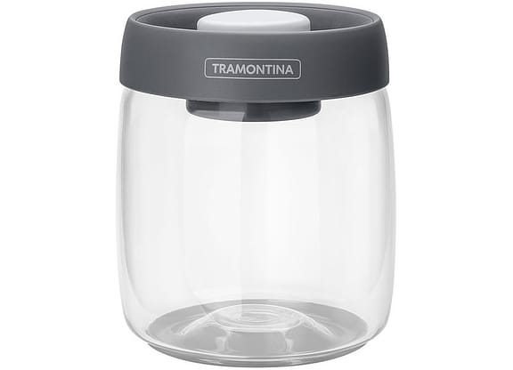 Pote de Vidro Hermético Tramontina com Tampa Redondo 800ml Purezza