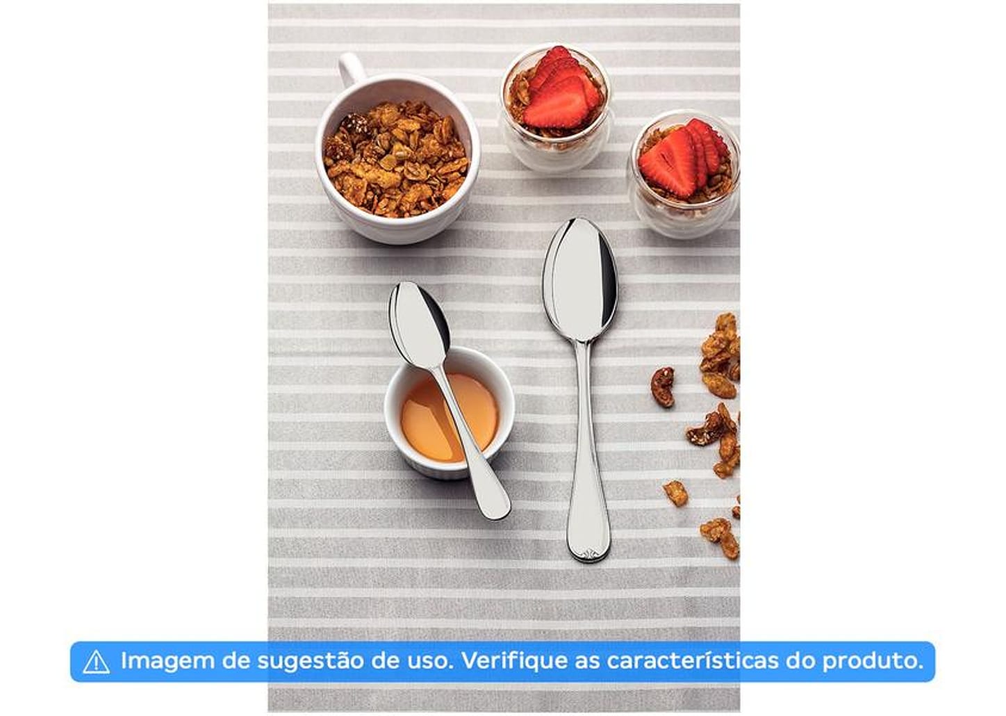 Faqueiro Tramontina Inox 42 Peças Vicenza 66924203 com Estojo