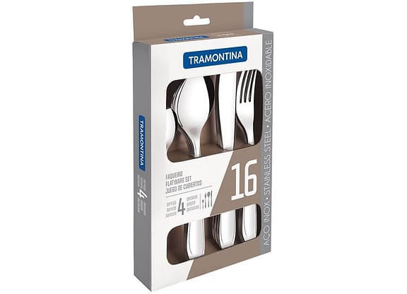 Faqueiro Tramontina Inox 16 Peças Maresias 66902650