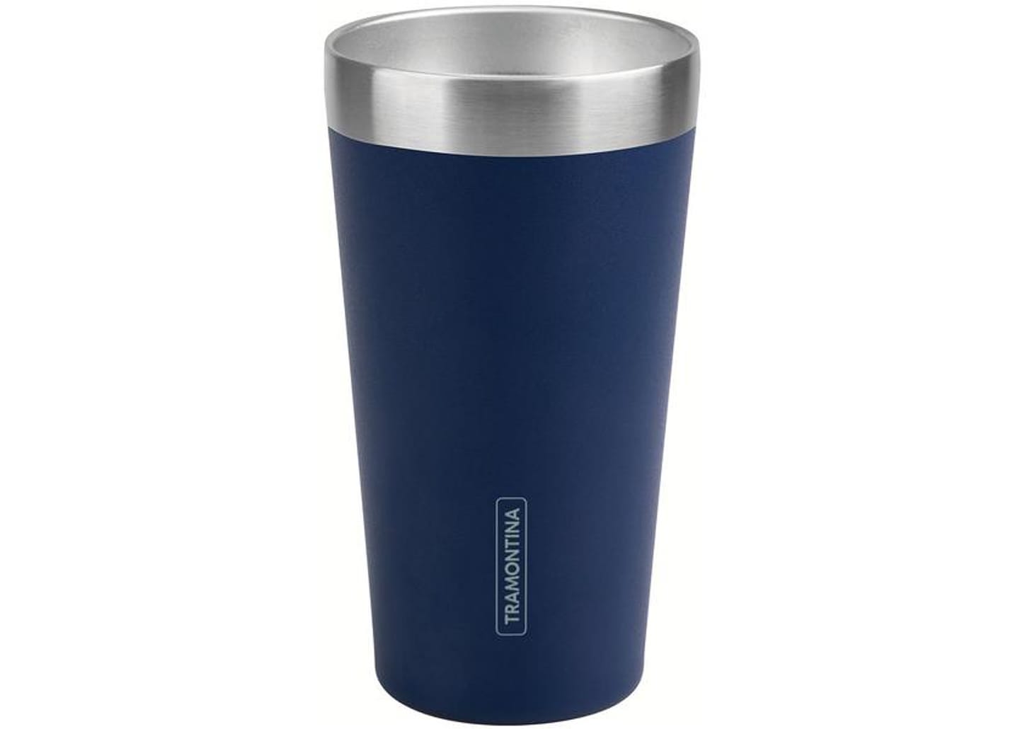 Copo Térmico Parede Dupla Tramontina Exata 61646420 Azul 420ml