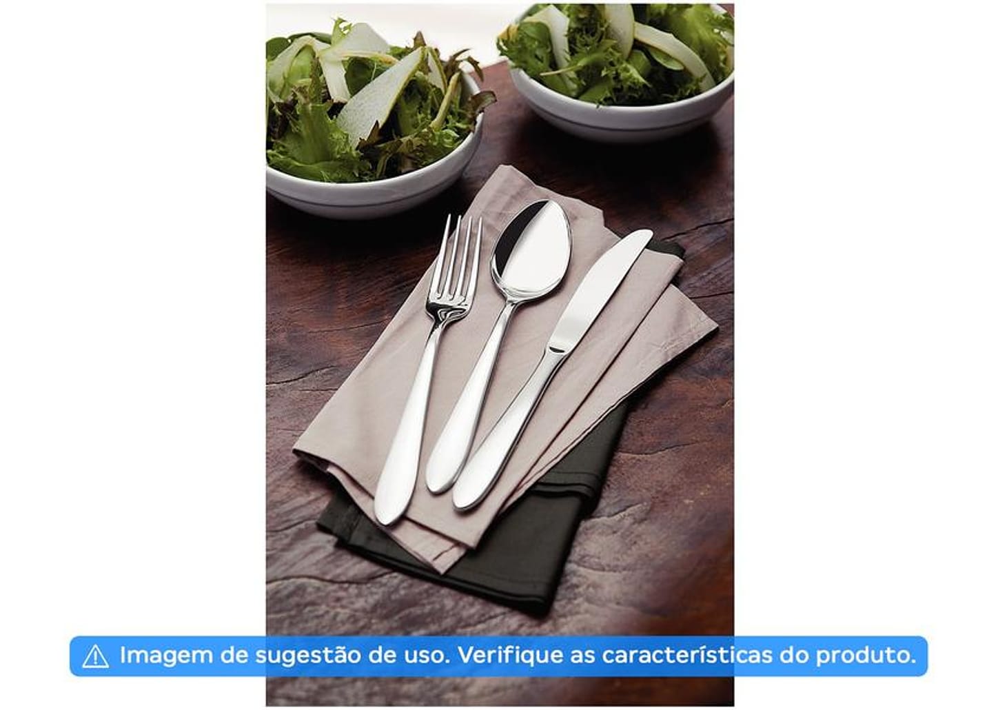 Faqueiro Tramontina Inox 42 Peças Satri 66982203 com Estojo