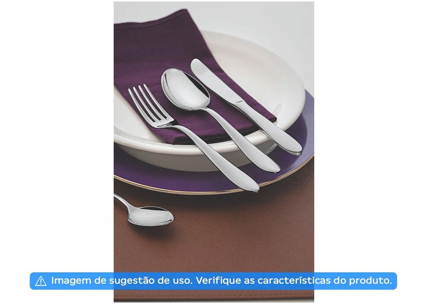 Faqueiro Tramontina Inox 42 Peças Satri 66982203 com Estojo