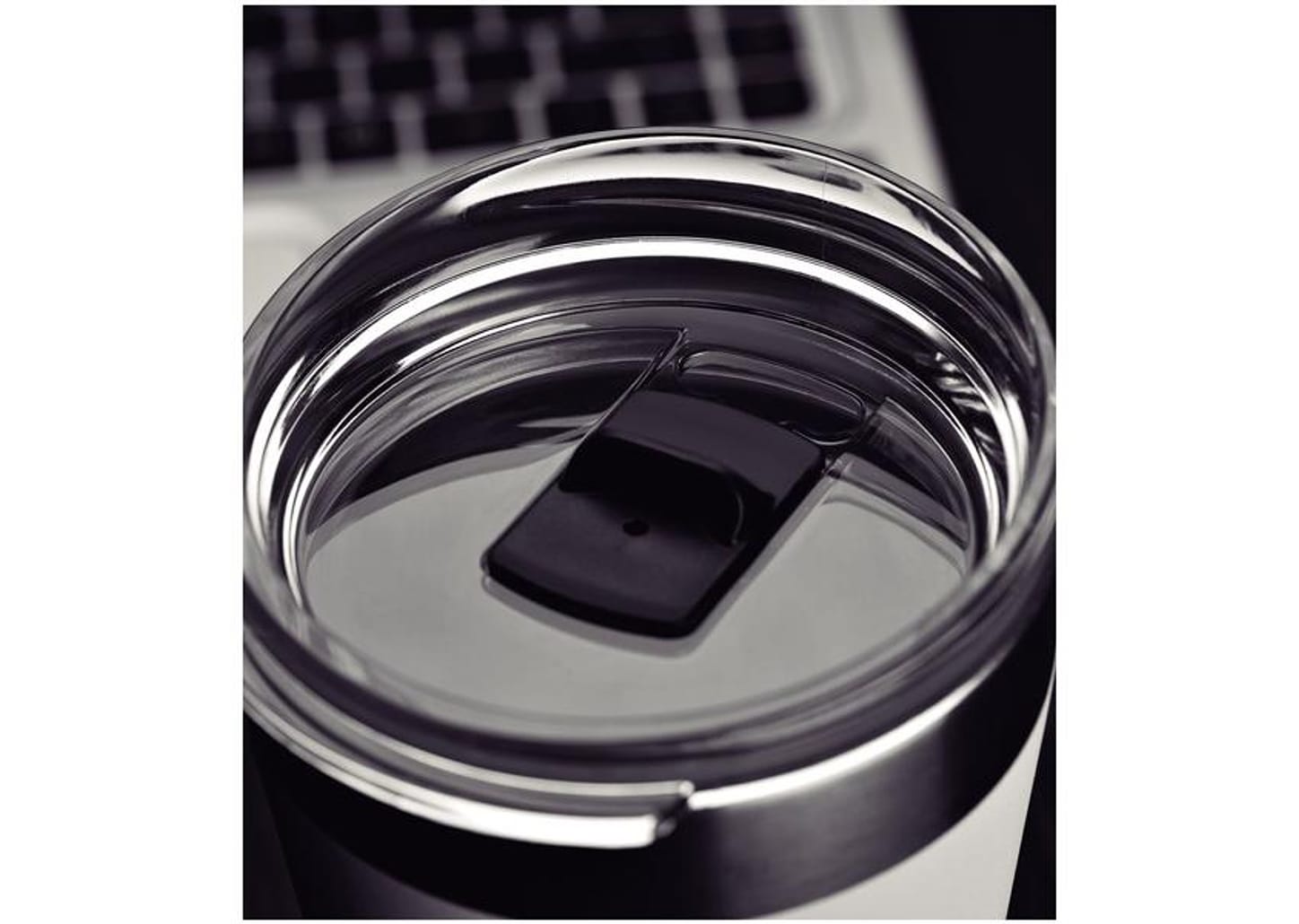 Copo Térmico Parede Dupla com Tampa Tramontina Exata 61646515 Branco 550ml