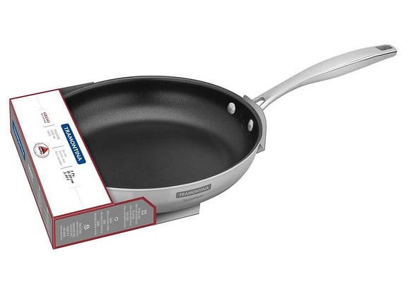 Frigideira Antiaderente Tramontina Inox Fundo Triplo Grano 62155307 30cm