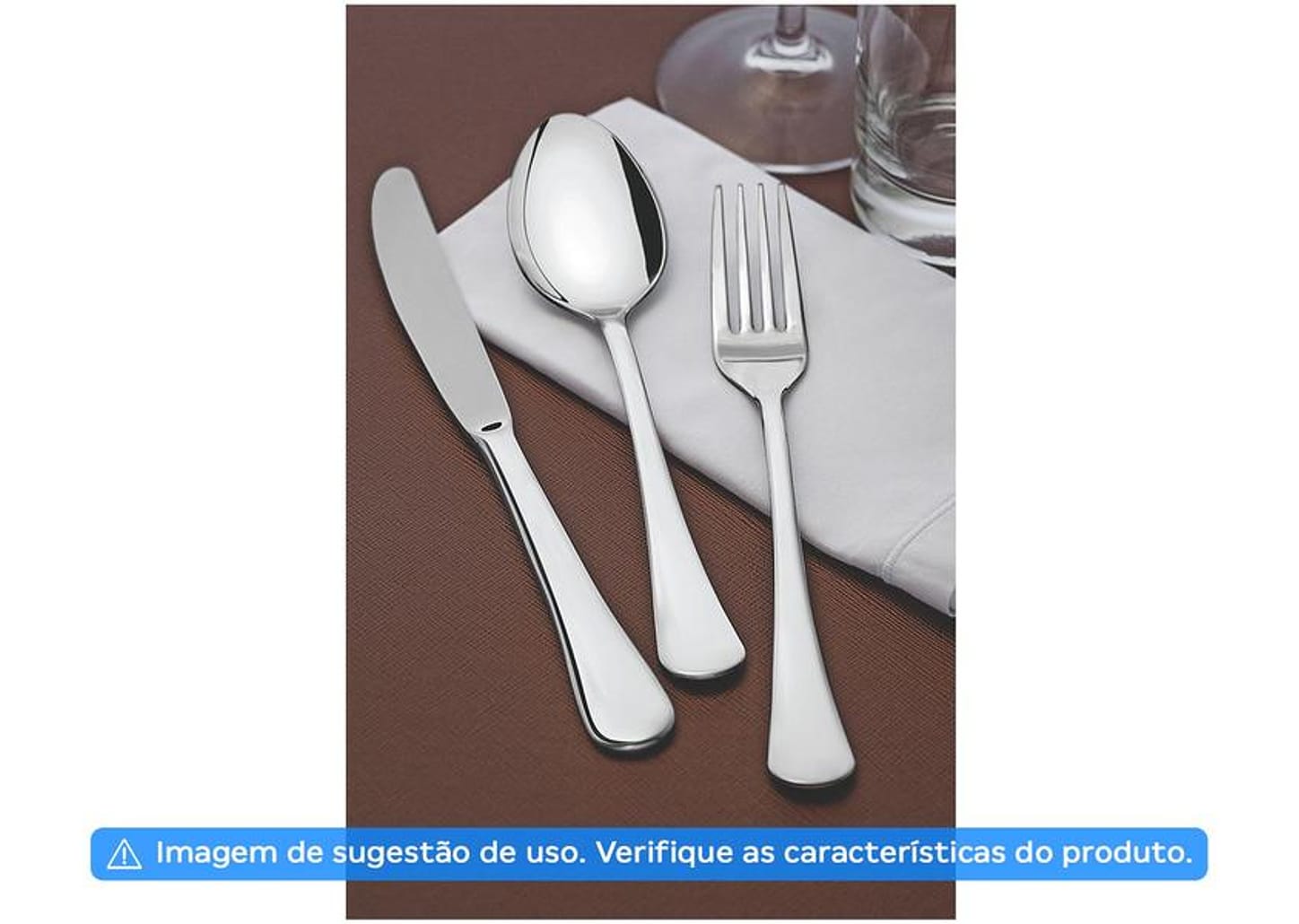 Faqueiro Tramontina Inox 42 Peças Zurique 66986204 com Estojo