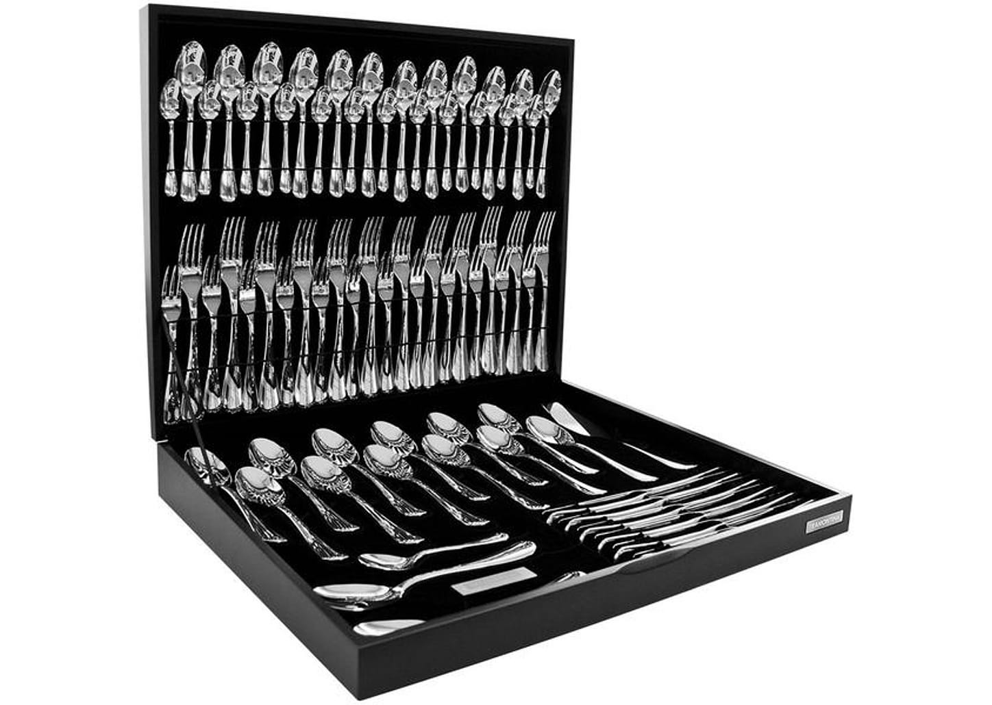 Faqueiro Tramontina Inox 76 Peças Zurique 66986304 com Estojo