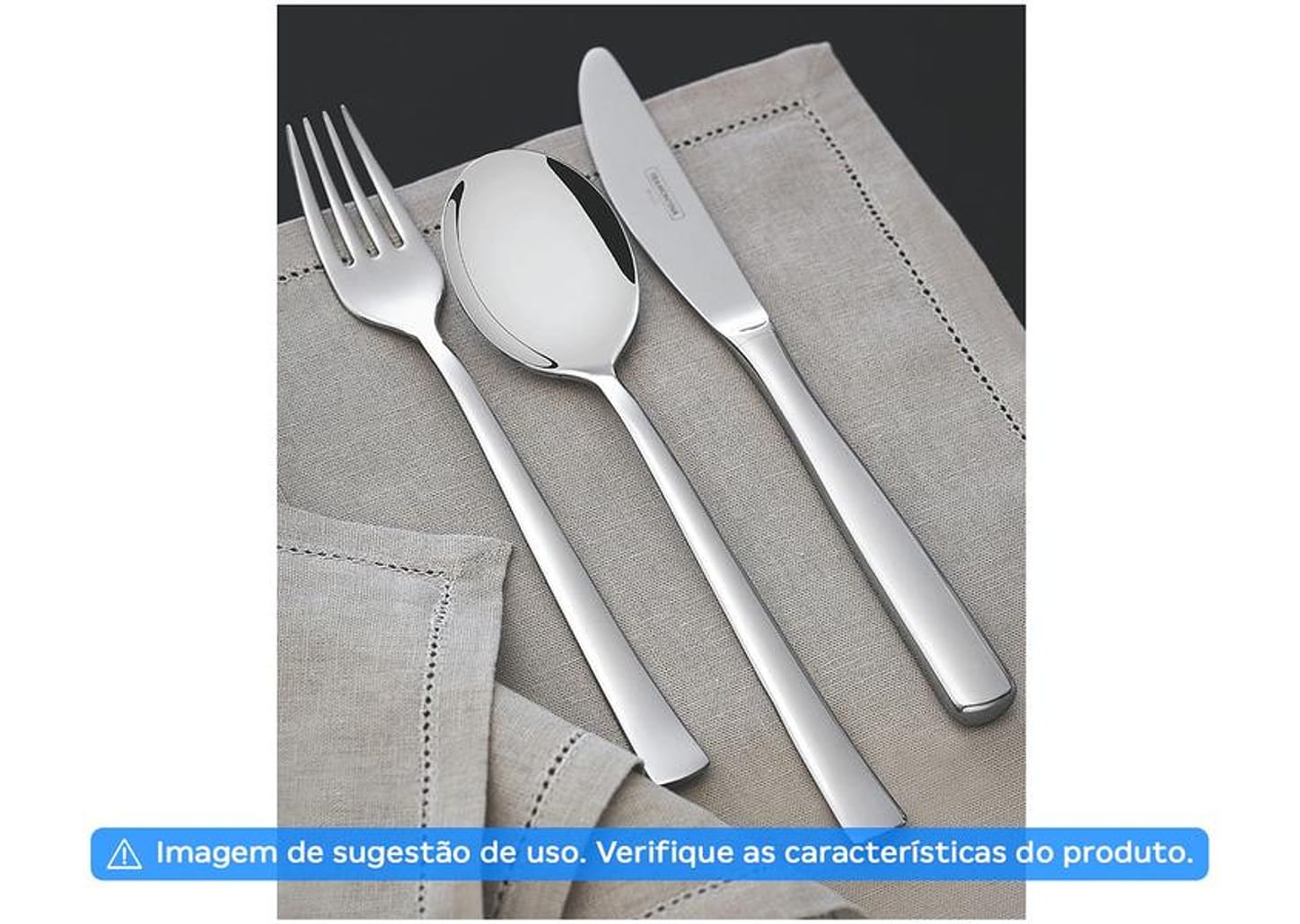 Faqueiro Tramontina Inox 101 Peças Berlin Brilho 66934214 com Estojo