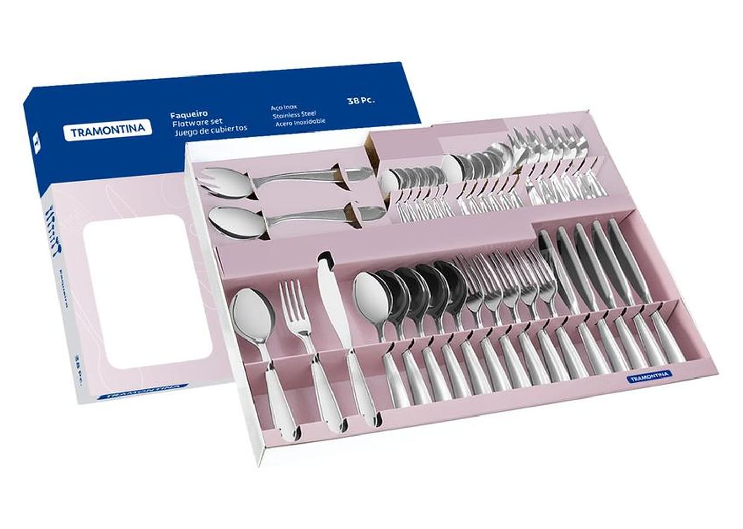 Faqueiro Tramontina Inox 38 Peças Laguna 66906510