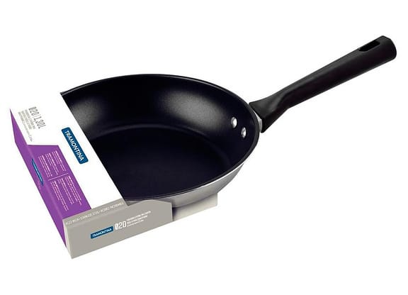 Frigideira Antiaderente Tramontina Inox Fundo Triplo Brava Baquelite 62195 62195207