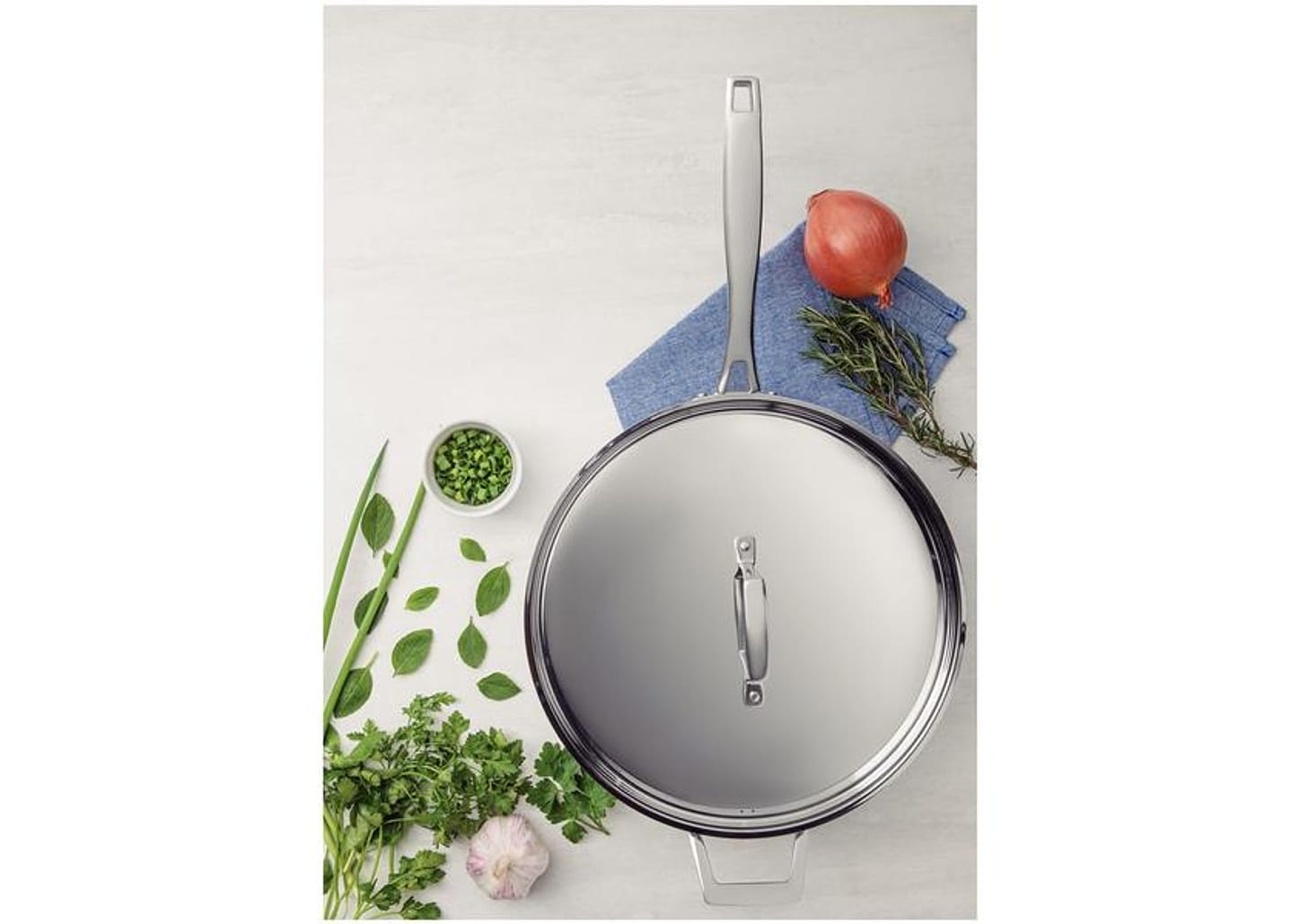 Frigideira Tramontina Inox Fundo Triplo Grano 62140300 30cm