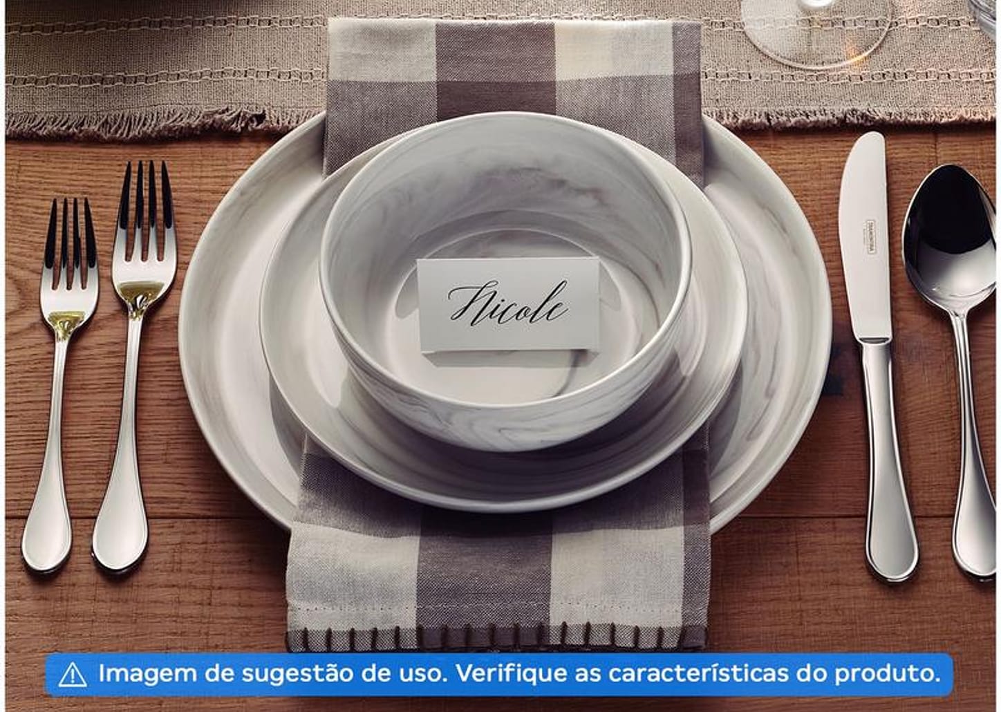 Faqueiro Tramontina Inox 76 Peças Italy 66932307 com Estojo