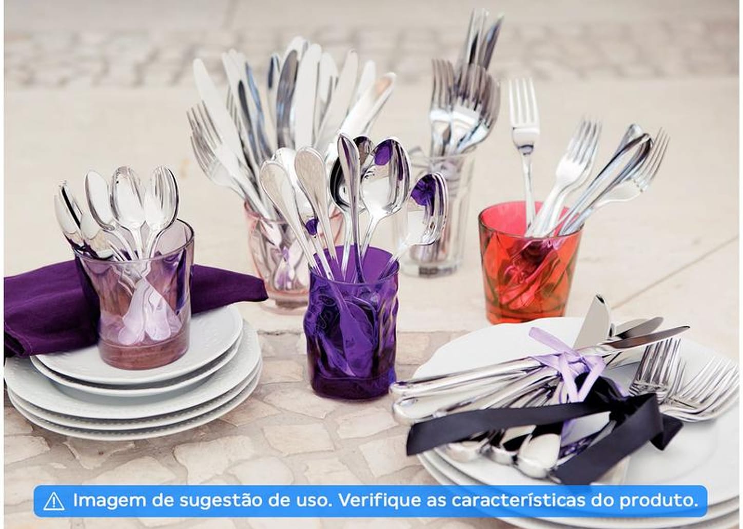 Faqueiro Tramontina Inox 76 Peças Italy 66932307 com Estojo