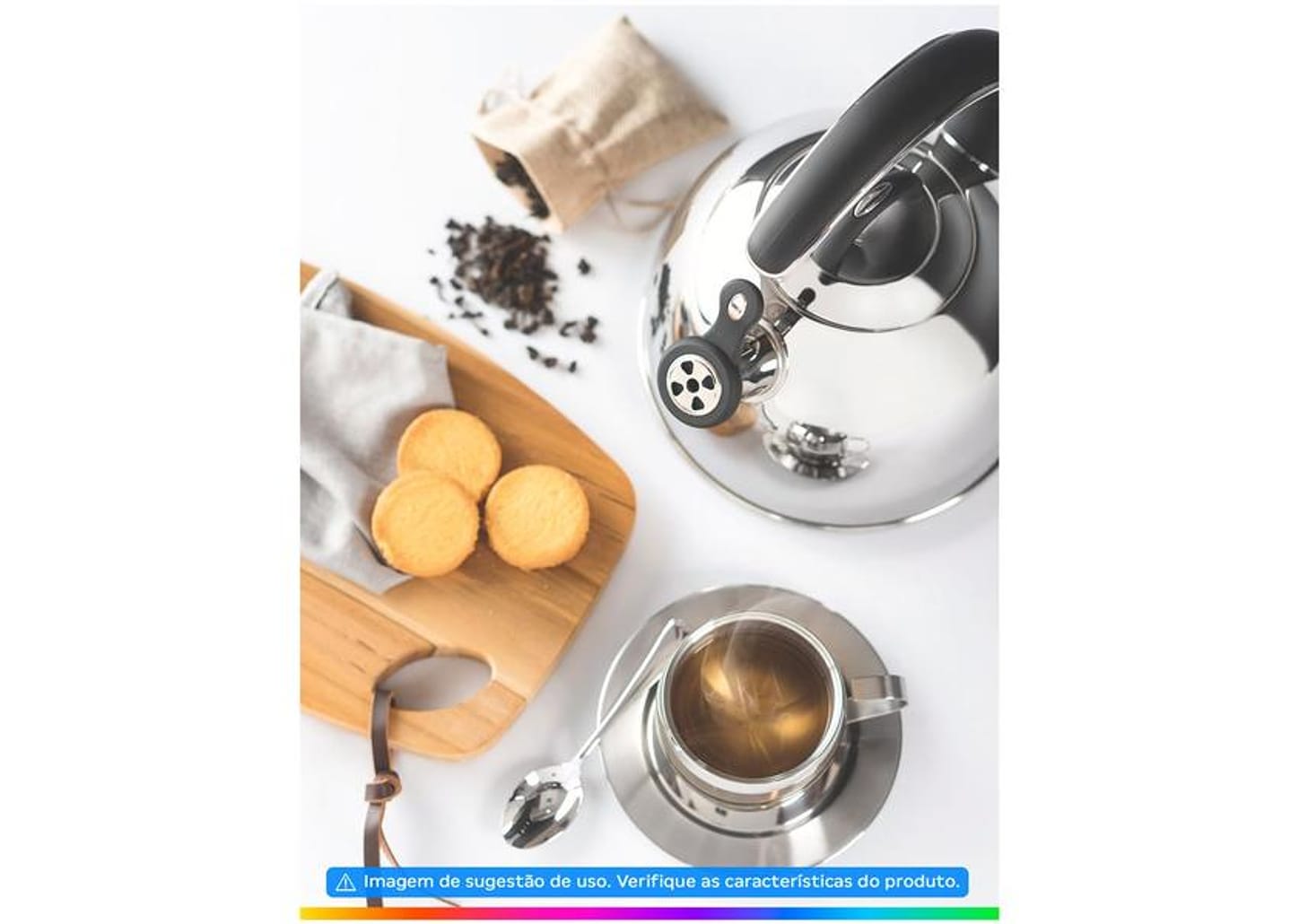 Chaleira Tramontina Inox Fundo Triplo 3,3L 61488213