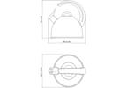 Chaleira Tramontina Inox Fundo Triplo 3,3L 61488213