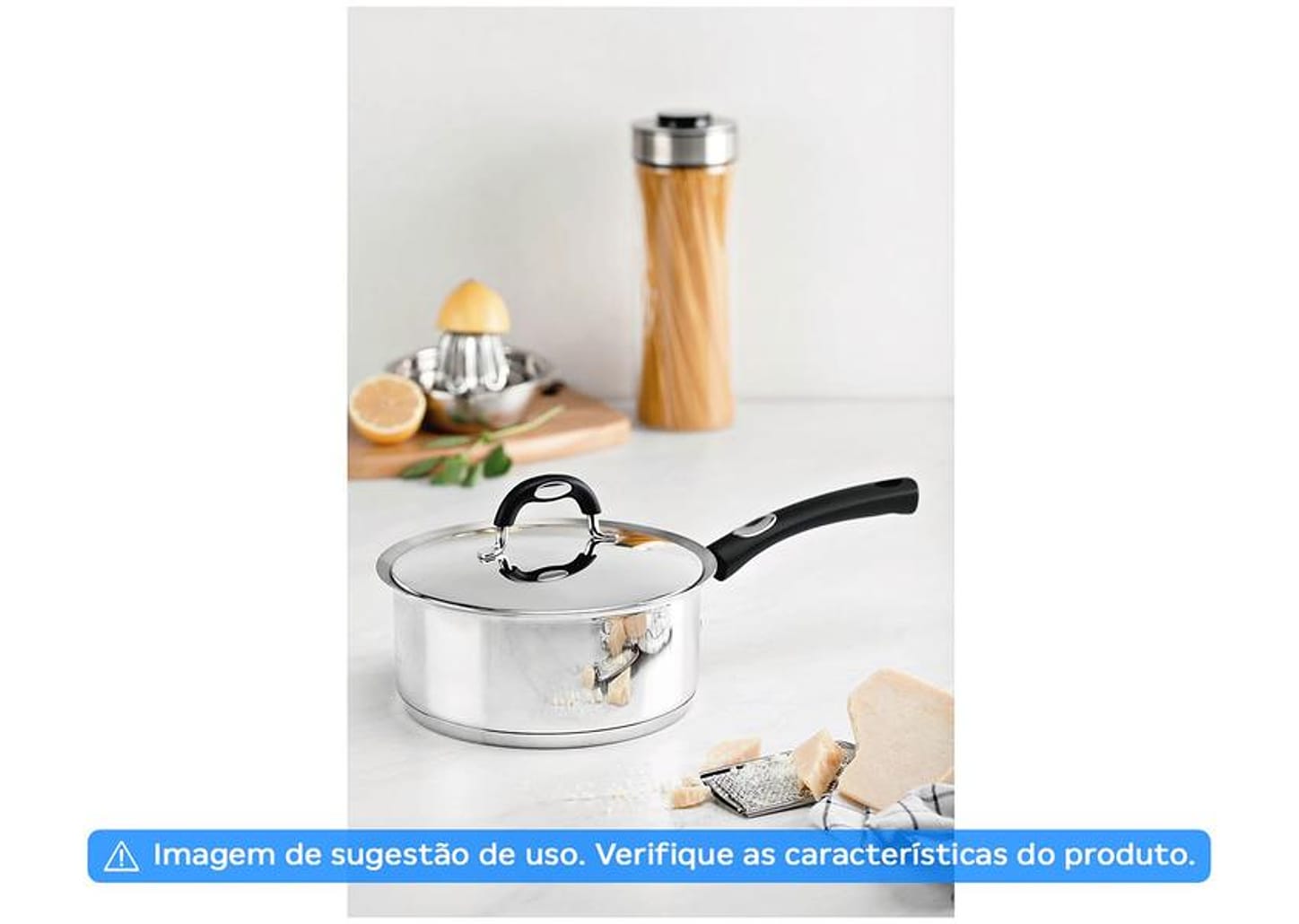 Pote de Vidro Hermético Tramontina com Tampa Redondo 1,8L Purezza