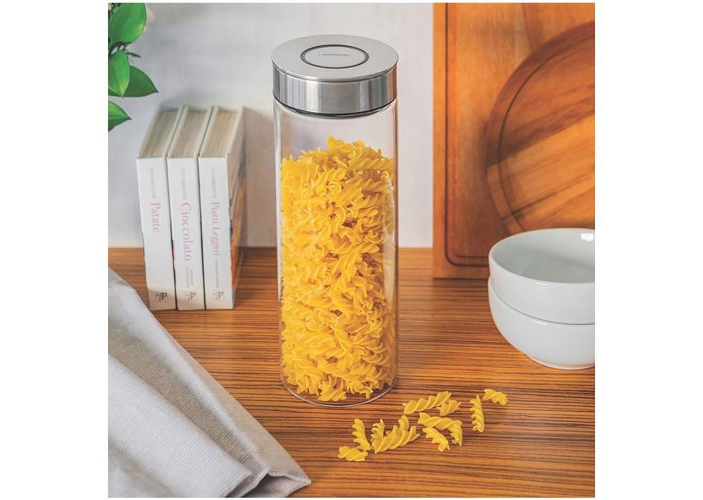 Pote de Vidro Hermético Tramontina com Tampa Redondo 1,8L Purezza