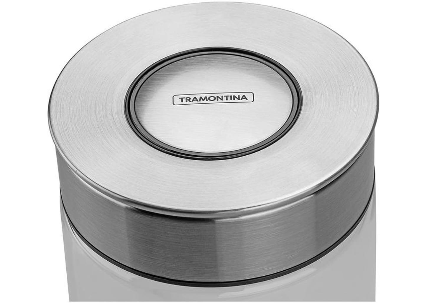 Pote de Vidro Hermético Tramontina com Tampa Redondo 400ml Purezza
