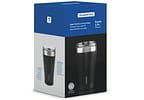 Copo Térmico Parede Dupla com Tampa Tramontina Exata 61646505 Preto 550ml