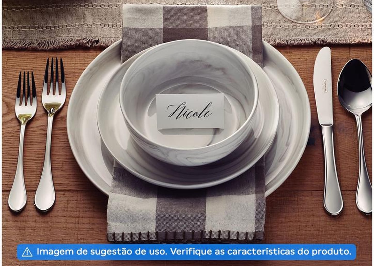 Faqueiro Tramontina Inox 101 Peças Italy 66932217 com Estojo