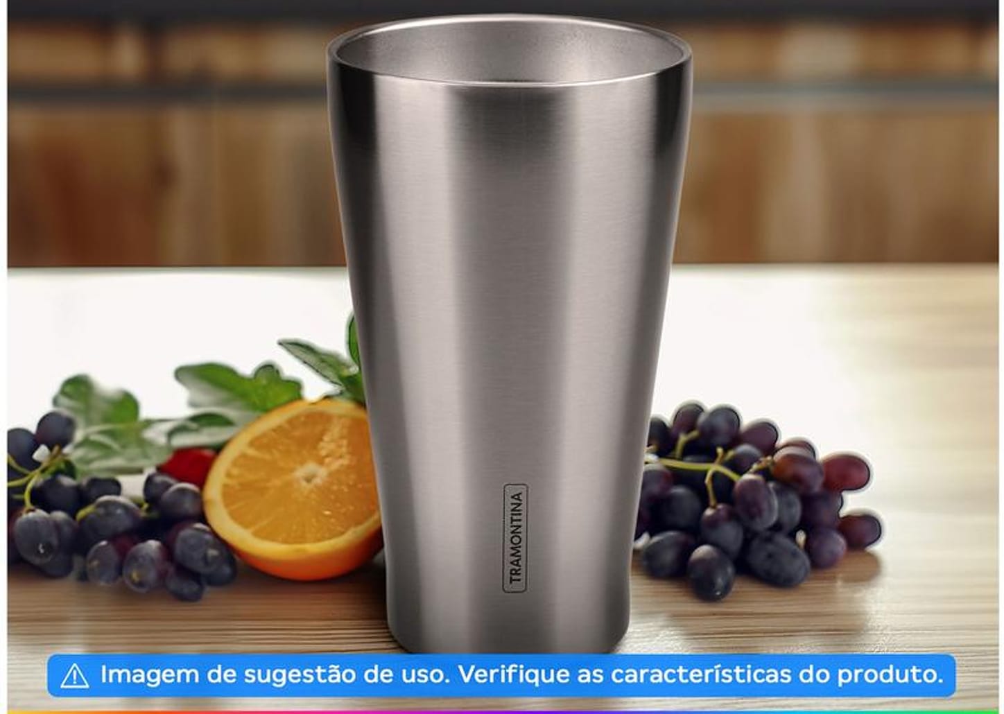 Copo Térmico Parede Dupla Tramontina Exata 61646530 550ml