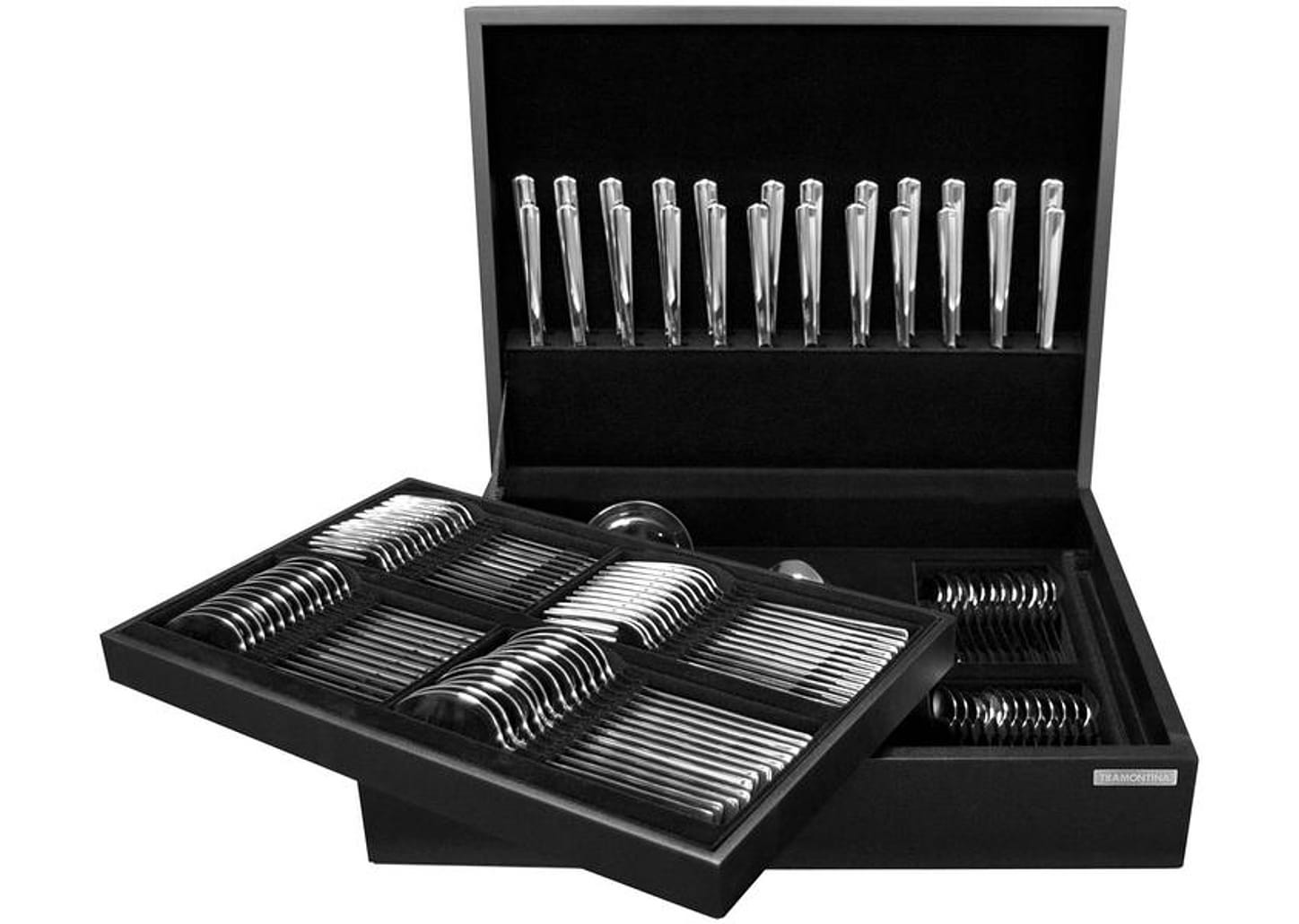 Faqueiro Tramontina Inox 101 Peças Italy 66932217 com Estojo