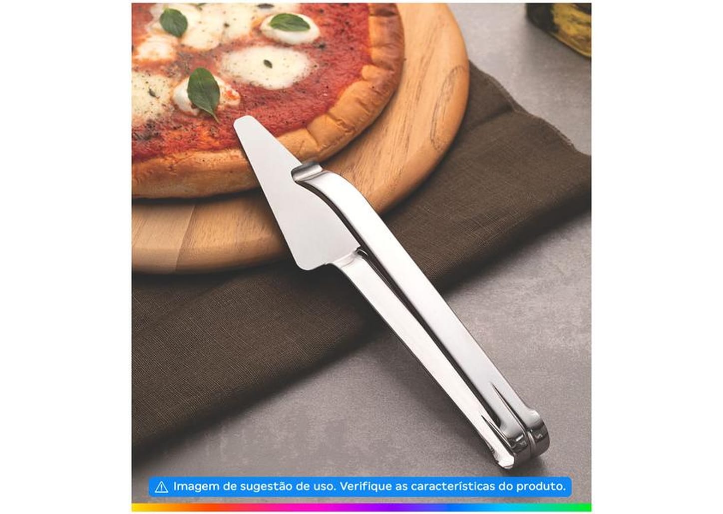 Pegador para Pizza Inox Tramontina Utility Prata