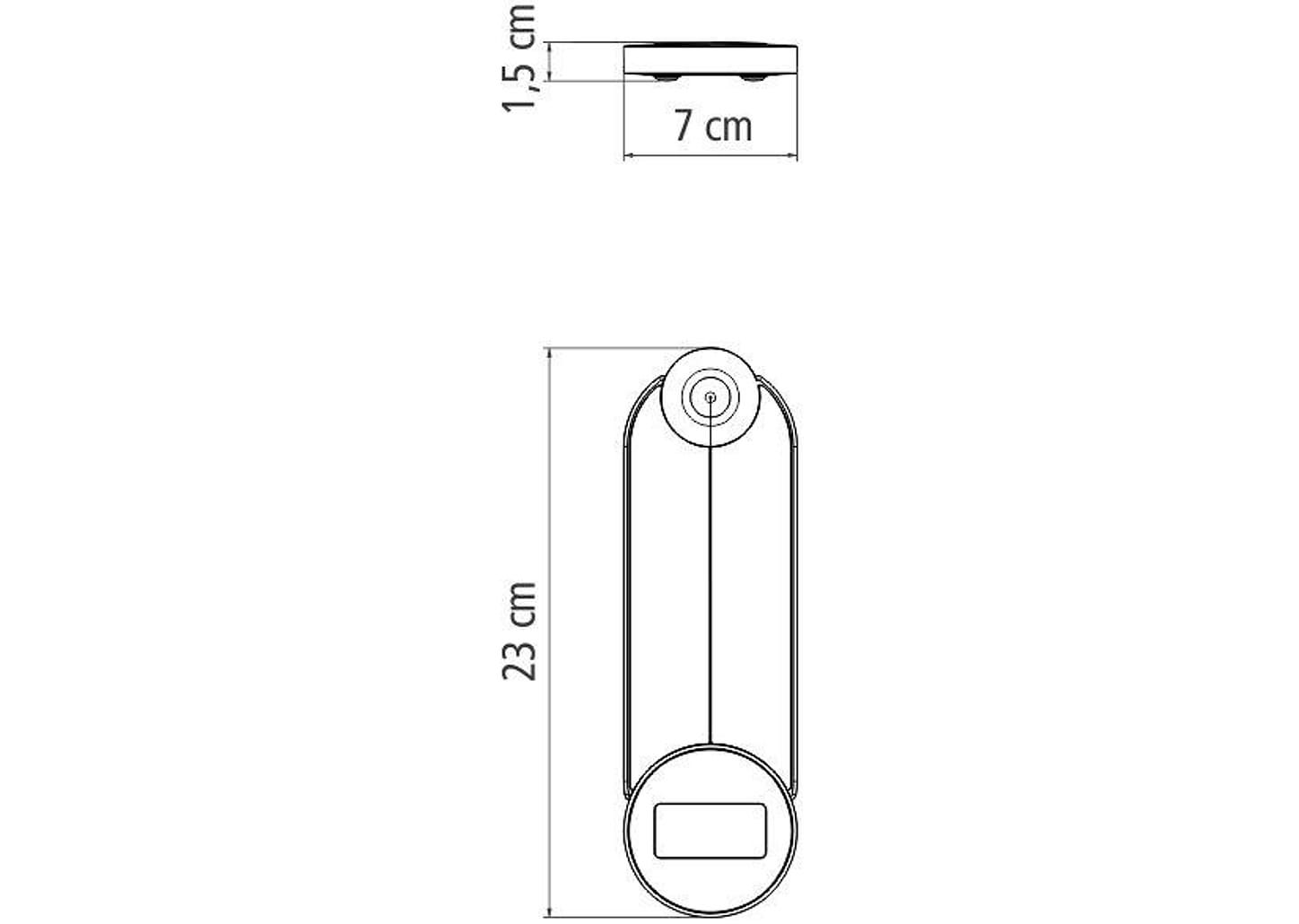 Balança de Cozinha Digital Tramontina 5kg Inox Adatto Dobrável 61101030