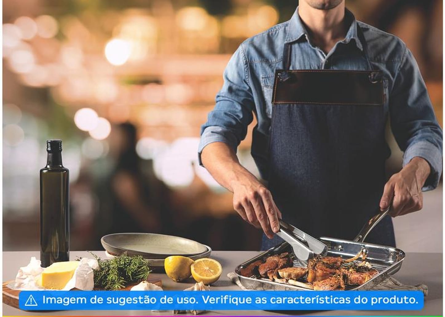 Bistequeira Tramontina Inox 22cm Grano 62159220