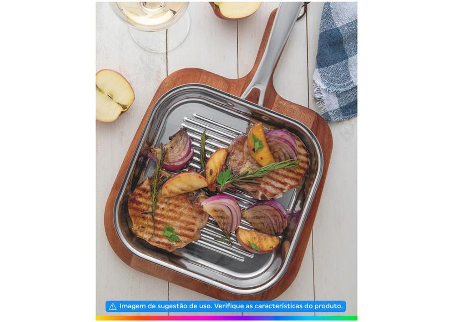 Bistequeira Tramontina Inox 22cm Grano 62159220