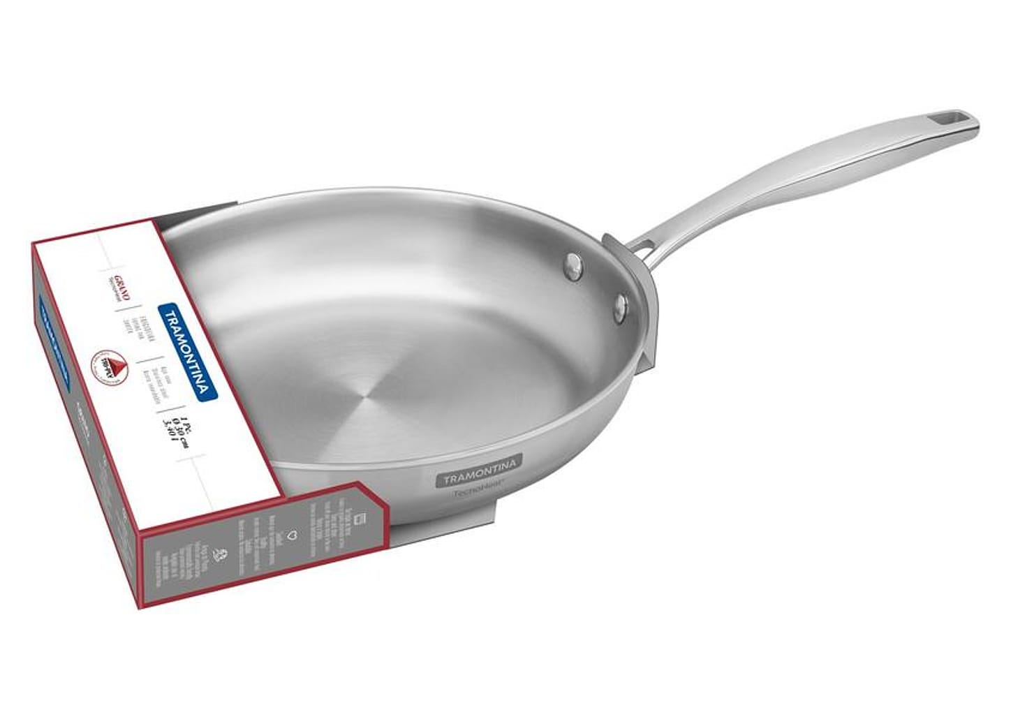 Frigideira Tramontina Inox Fundo Triplo Grano 62155300 30cm