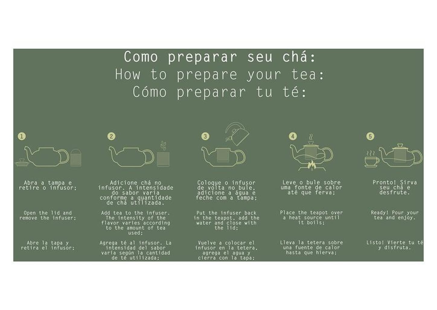 Bule de Chá com Infusor Transparente 1L Tramontina 61764100