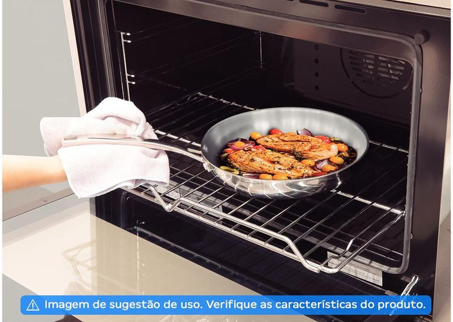 Frigideira Tramontina Inox Fundo Triplo Grano 62155300 30cm