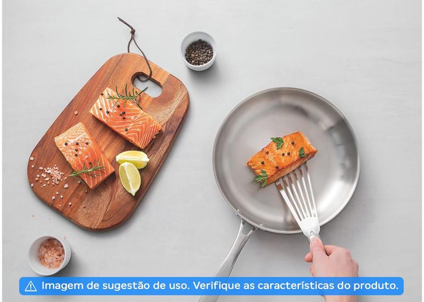 Frigideira Tramontina Inox Fundo Triplo Grano 62155300 30cm