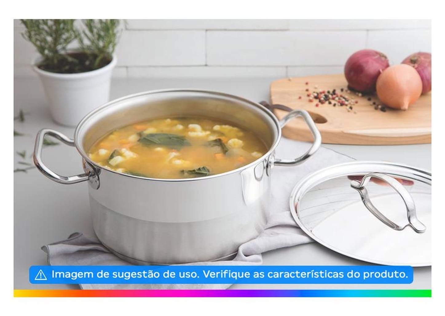 Caçarola Tramontina Inox 16cm 1,8L Professional