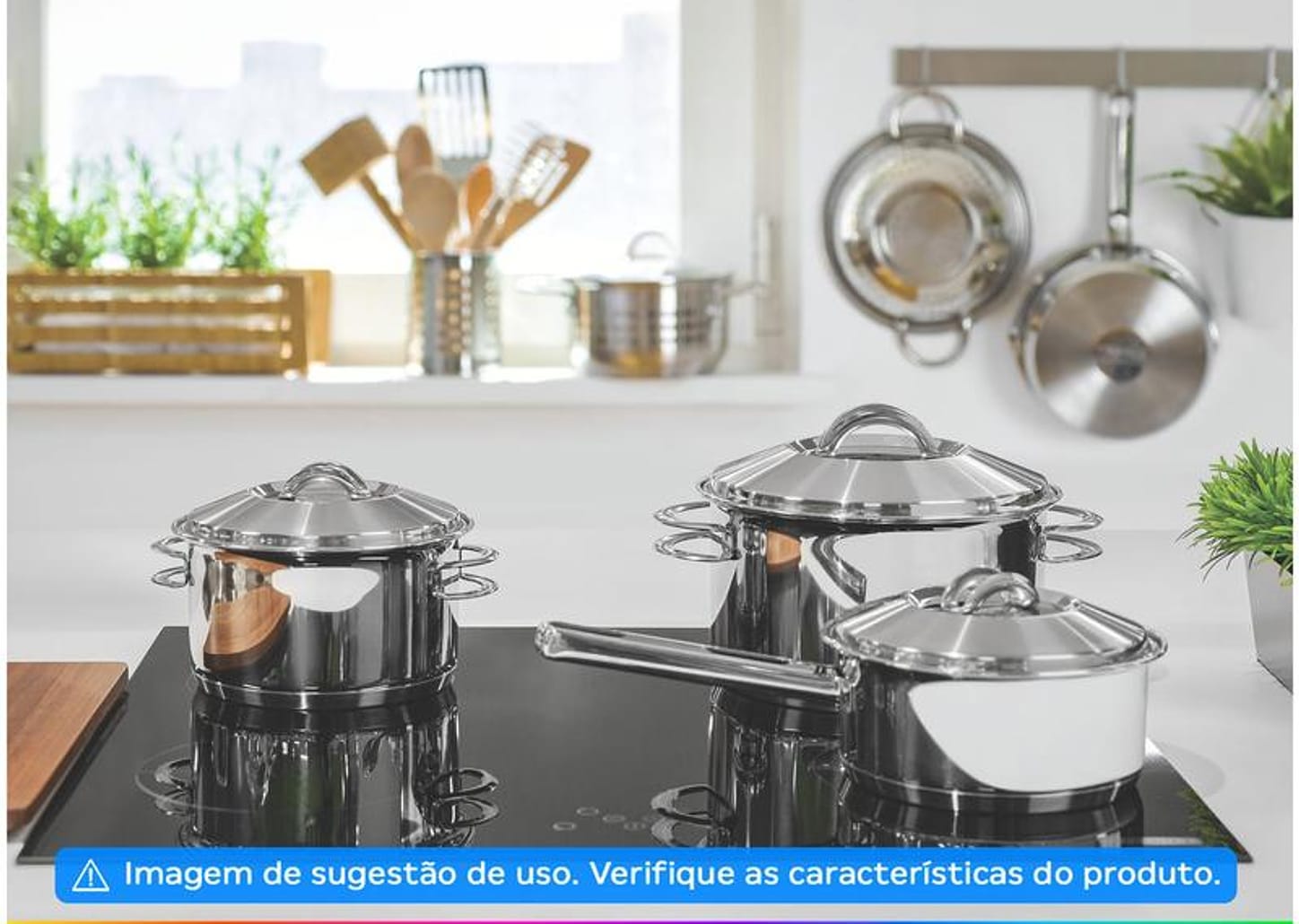 Panela Tramontina Inox 16cm 1,4L Solar