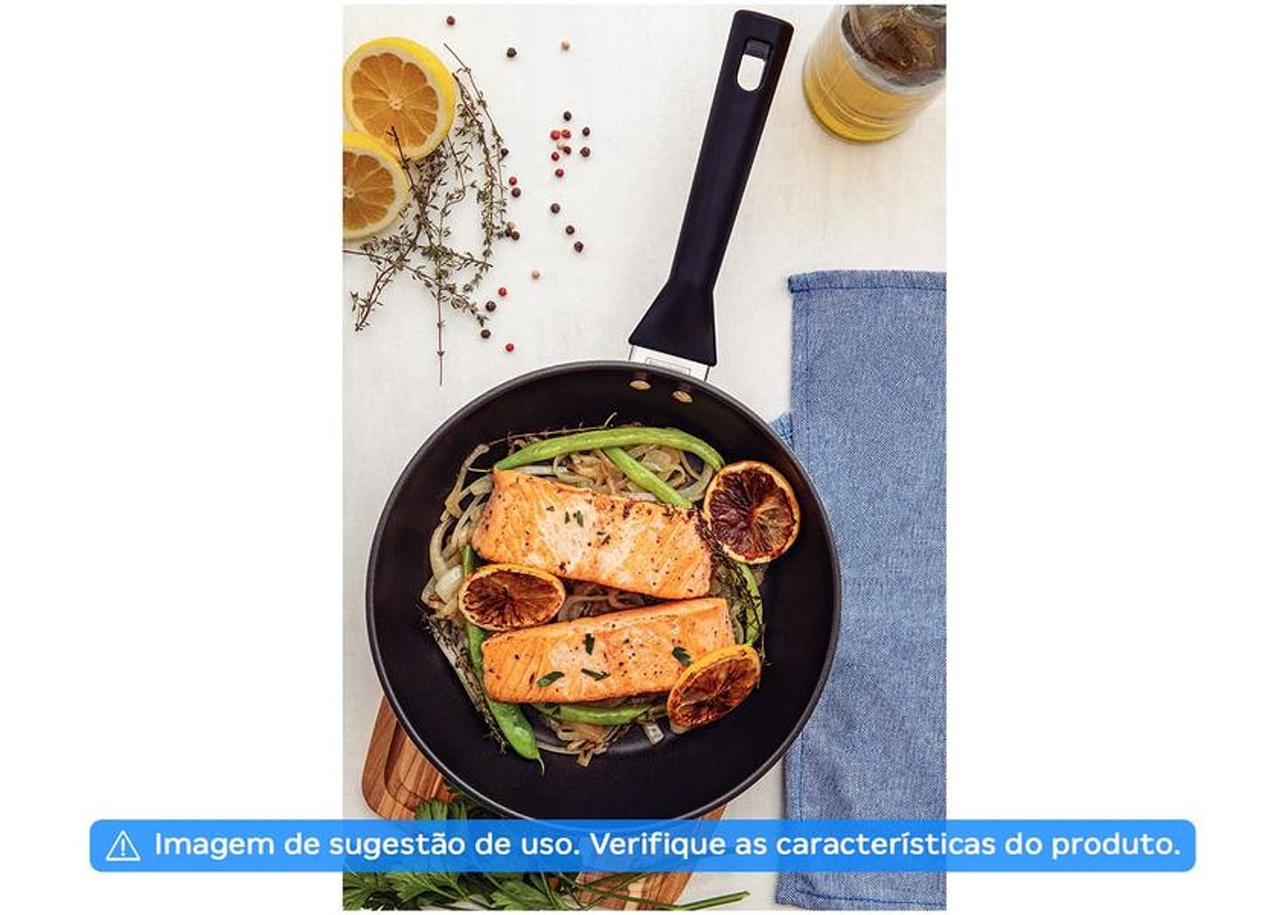 Frigideira Antiaderente Tramontina Inox Fundo Triplo Brava Baquelite 62195287 28cm